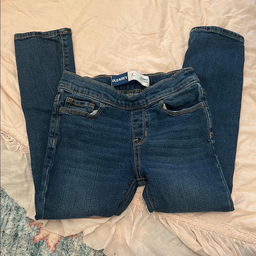 Old Navy Blue Straight-Leg Jeans